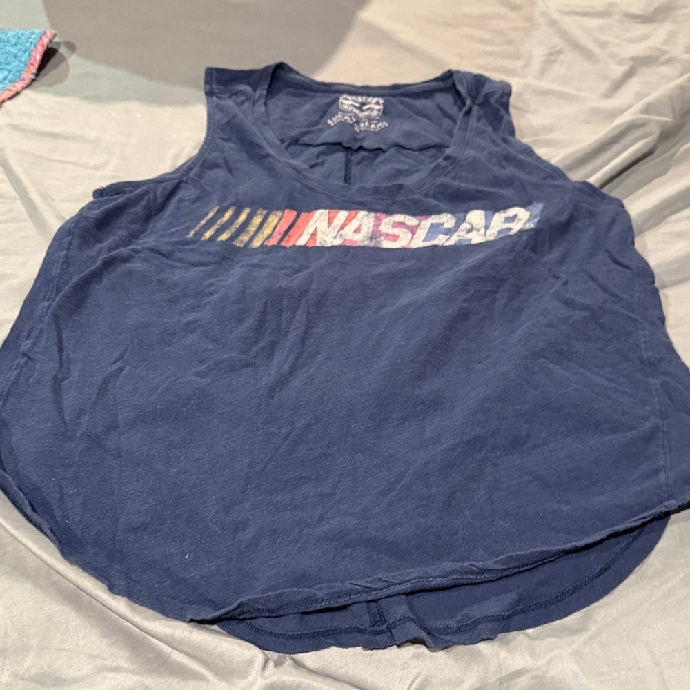 Lucky Brand Navy NASCAR Tank Top